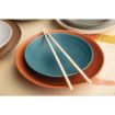 Picture of Olympia Build-a-Bowl Flat Bowls Cantaloupe 250mm (4 pack)