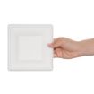 Picture of Fiesta Compostable Bagasse Square Plates 159mm (50 Pack)