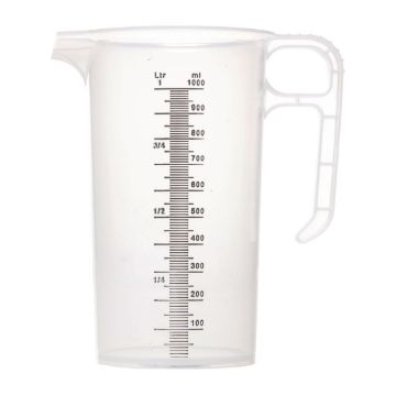 Picture of Pro-Measures Polypropylene Measuring Jug 1Ltr