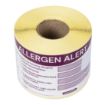 Picture of Hygiplas Removable Allergen Alert Food Labels (250 pack)