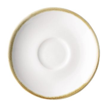 Picture of Olympia Kiln Espresso Cup Saucer Chalk 115mm (6 Pack)