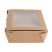 Picture of Fiesta Compostable Salad Boxes with PLA Windows 1600ml (200 Pack)