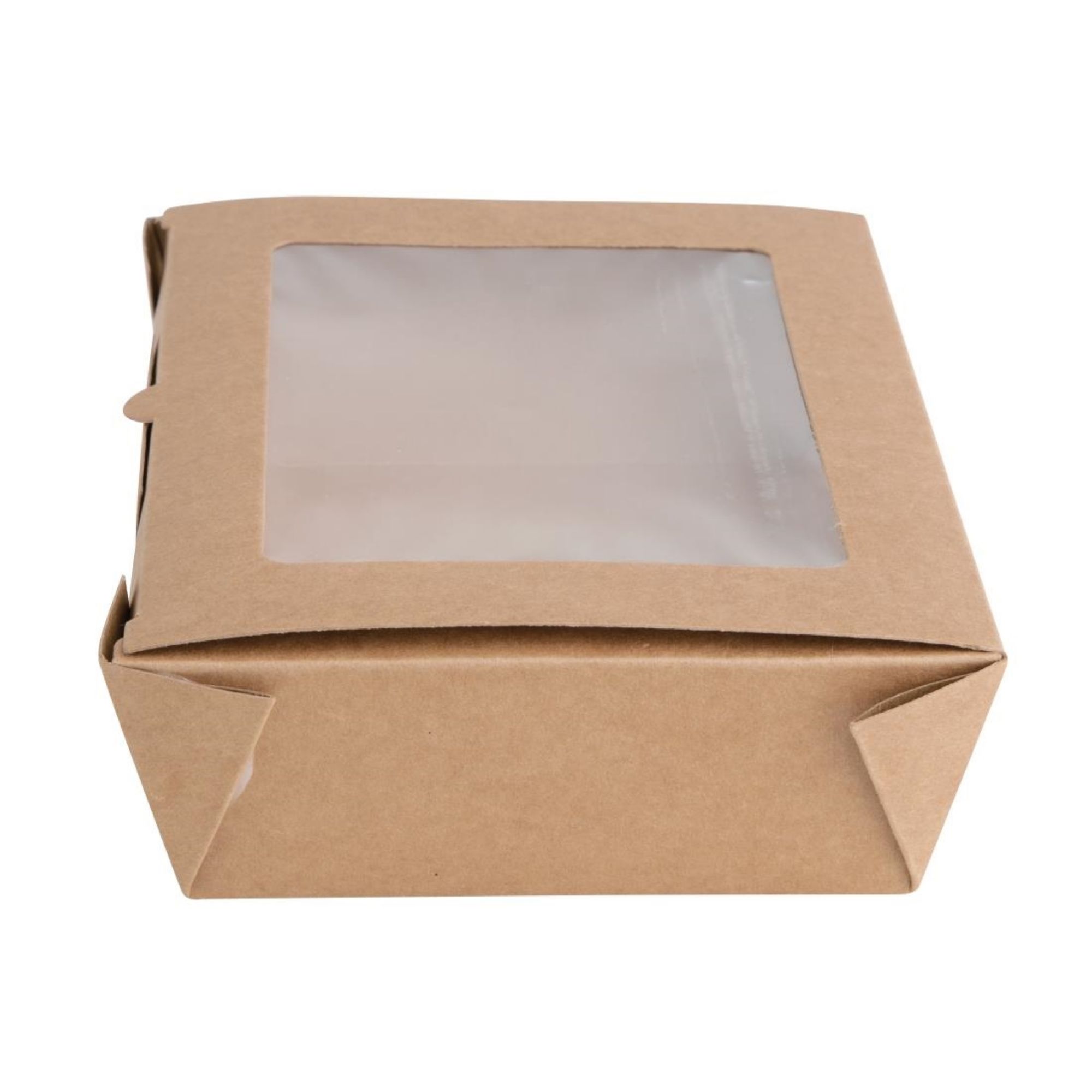 Picture of Fiesta Compostable Salad Boxes with PLA Windows 1600ml (200 Pack)