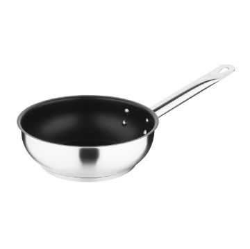 Picture of Vogue Stainless Steel Non-Stick Teflon Platinum Plus Sauté Pan 20cm