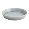 Picture of Olympia Cavolo Flat Round Bowls Ice Blue 220mm (4 Pack)
