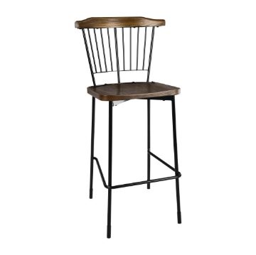 Picture of Bolero Scandi High Stools Black (2 pack)