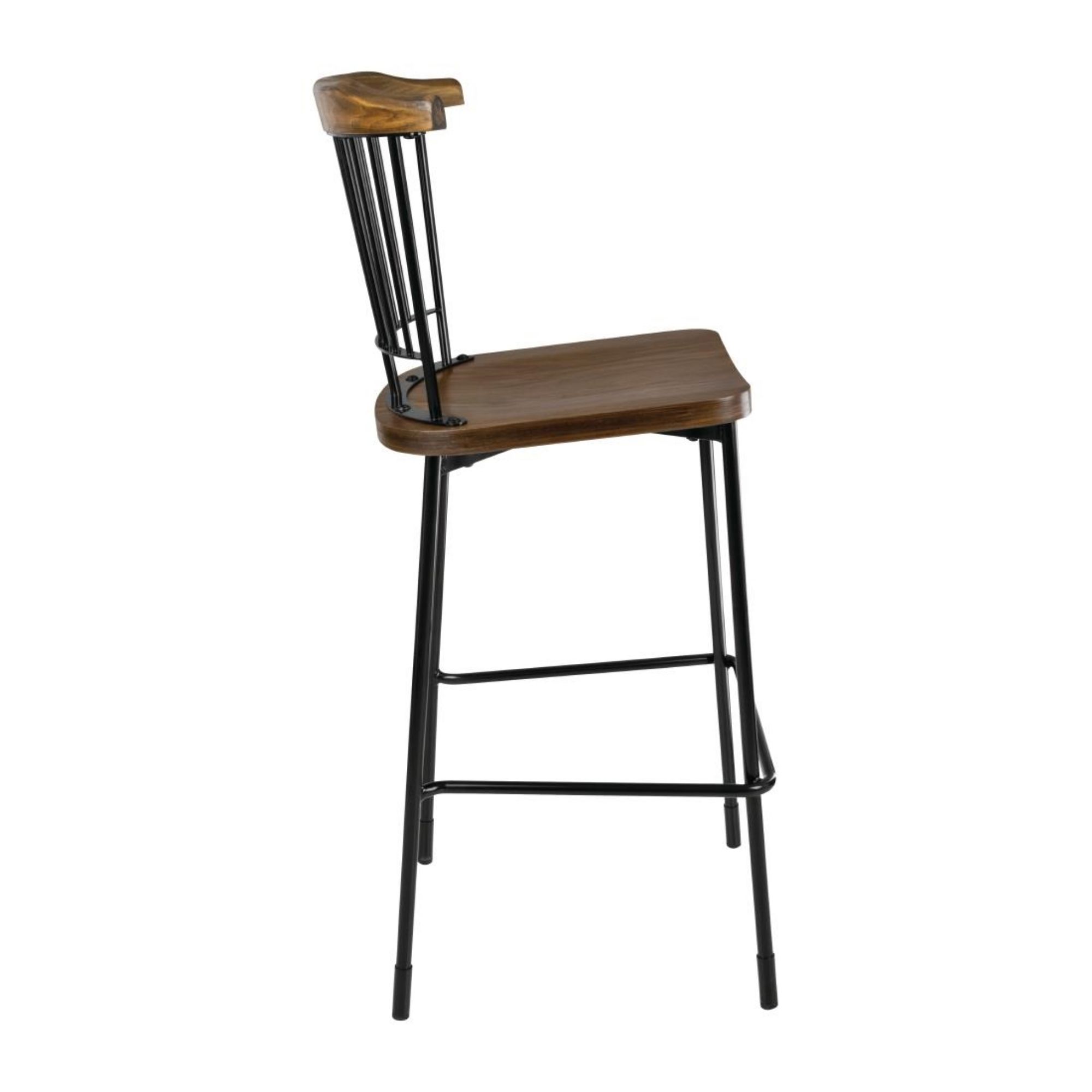 Picture of Bolero Scandi High Stools Black (2 pack)