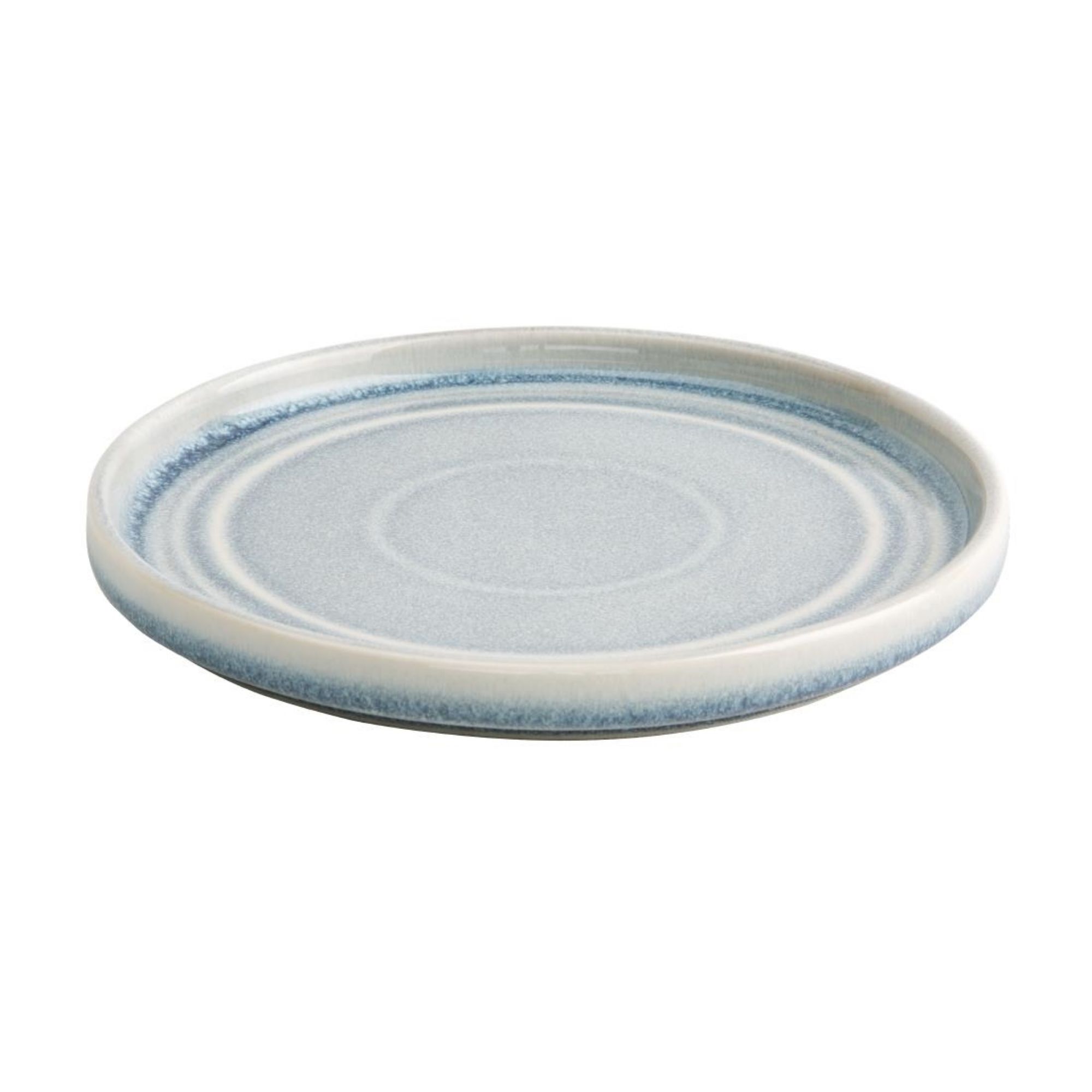 Picture of Olympia Cavolo Flat Round Plates Ice Blue 180mm (6 Pack)
