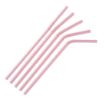Picture of Fiesta Compostable Bendy Paper Straws Pink (250 Pack)