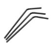 Picture of Fiesta Compostable Bendy Paper Straws Black (250 Pack)