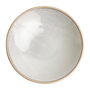 Picture of Olympia Canvas Shallow Tapered Bowl Murano White 200mm (6 pack)