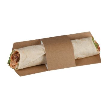 Picture of Colpac Compostable Kraft Tortilla Sleeves (1000 Pack)