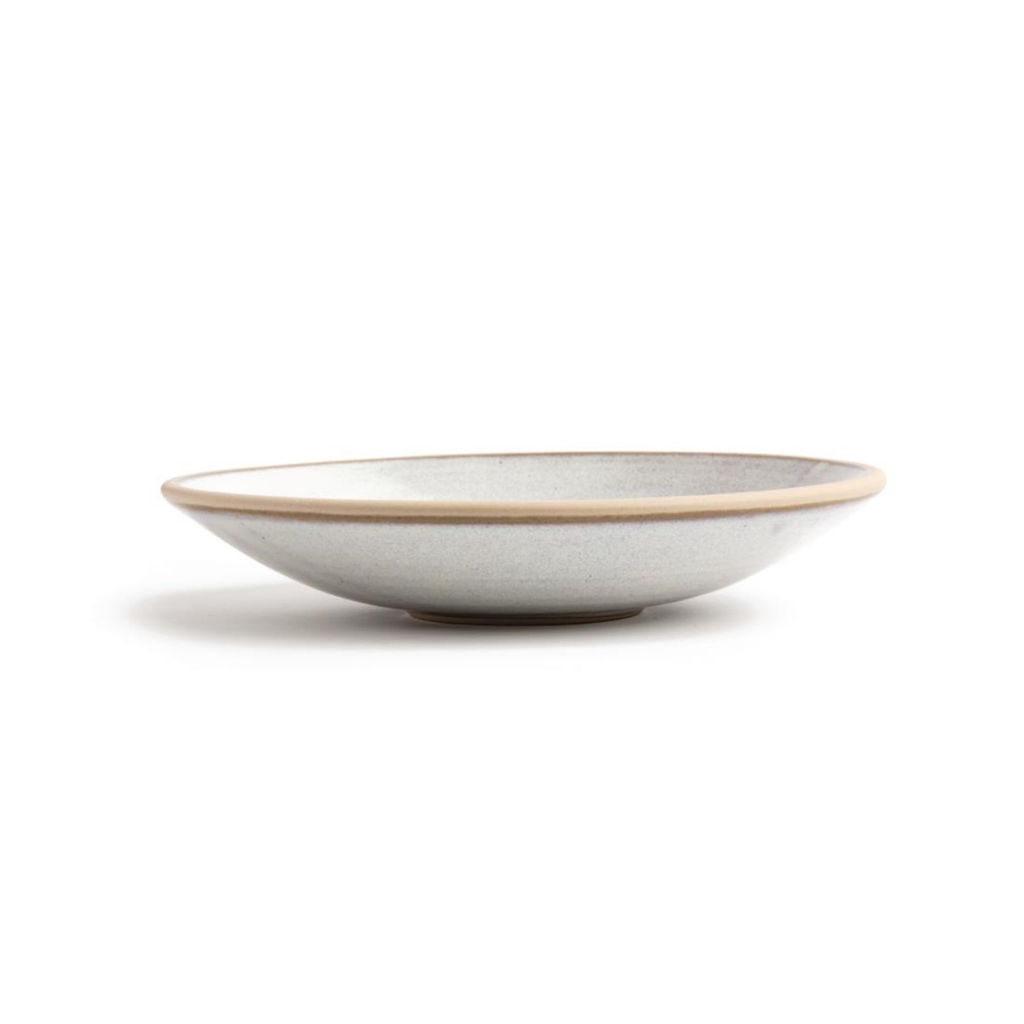 Picture of Olympia Canvas Shallow Tapered Bowl Murano White 200mm (6 pack)