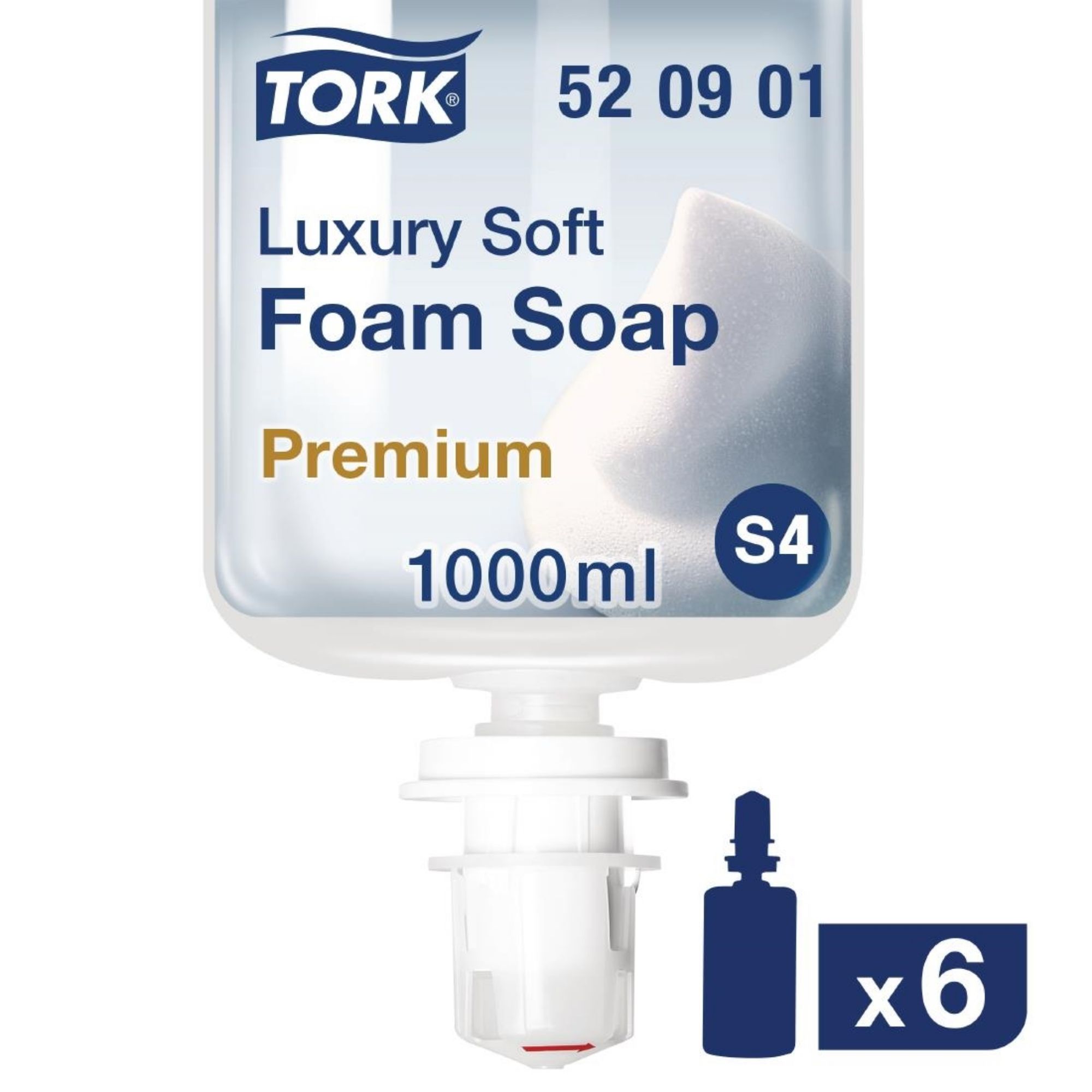Picture of Tork Perfumed Luxury Soft Foam Hand Soap 1Ltr (6 Pack)