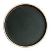 Picture of Olympia Canvas Flat Round Plates Green Verdigris 250mm (6 Pack)