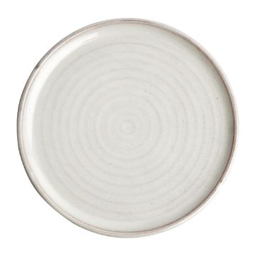 Picture of Olympia Canvas Small Rim Round Plates Murano White 265mm (6 Pack)