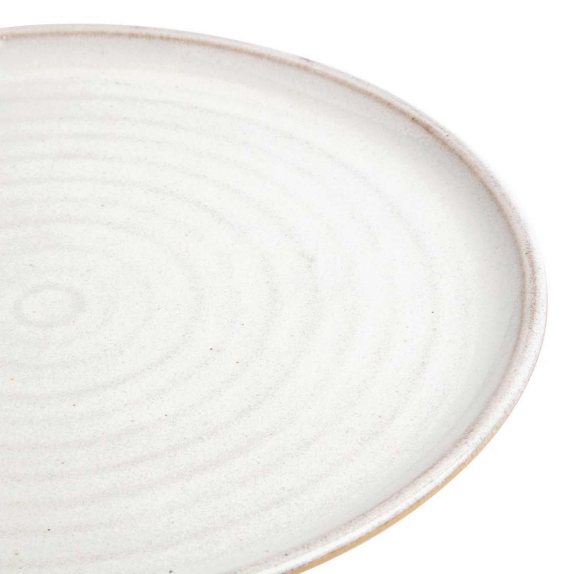 Picture of Olympia Canvas Small Rim Round Plates Murano White 265mm (6 Pack)