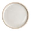 Picture of Olympia Canvas Flat Round Plates Murano White 250mm (6 Pack)