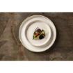 Picture of Olympia Canvas Flat Round Plates Murano White 250mm (6 Pack)