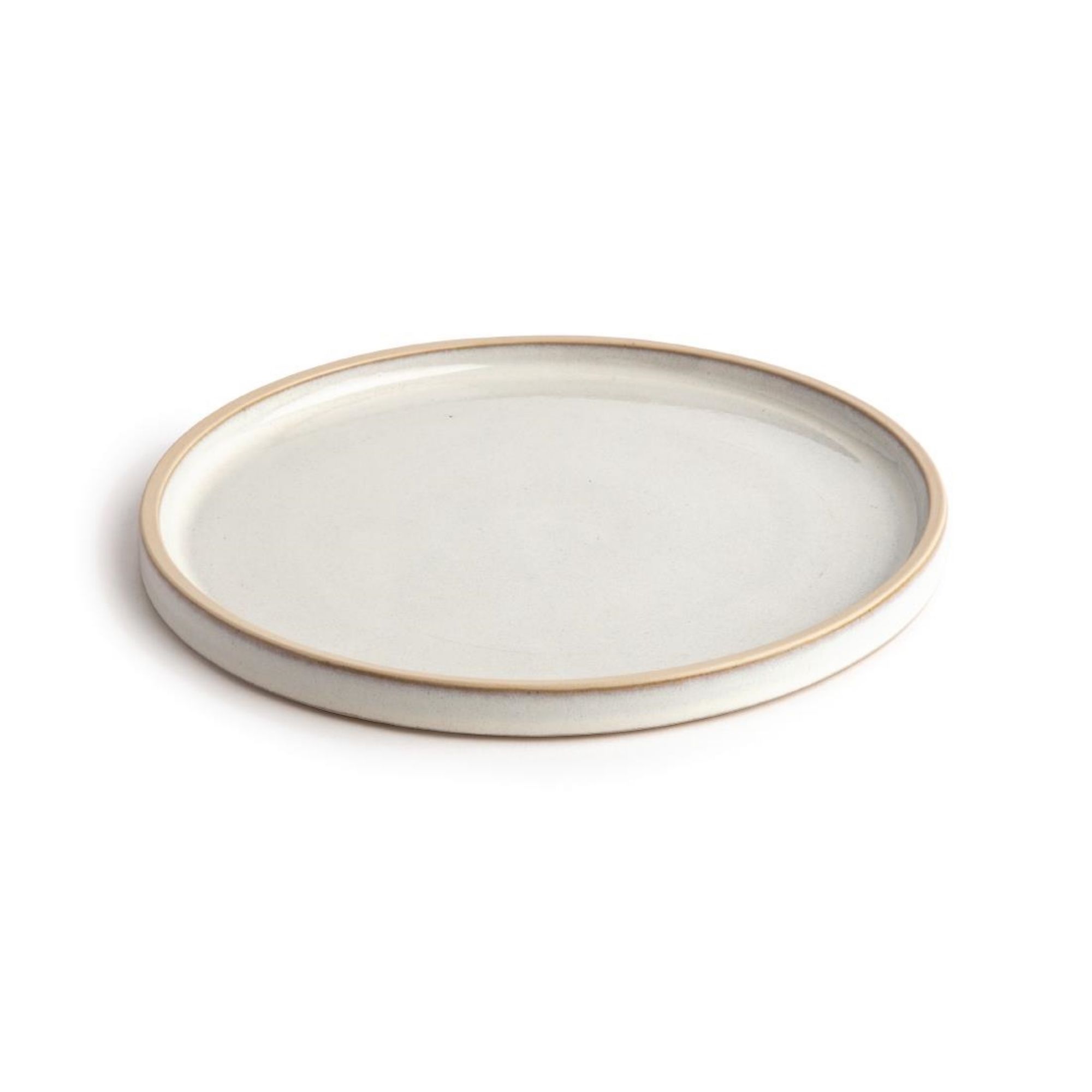Picture of Olympia Canvas Flat Round Plates Murano White 250mm (6 Pack)