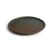 Picture of Olympia Canvas Small Rim Round Plates Green Verdigris 265mm (6 Pack)