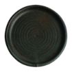 Picture of Olympia Canvas Small Rim Round Plates Green Verdigris 180mm (6 Pack)
