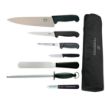 Picture of Victorinox 25cm Chef Knife with Hygiplas & Vogue Knife 7-Piece Set