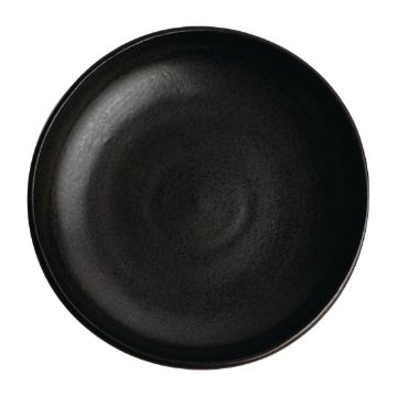 Picture of Olympia Canvas Coupe Bowl Delhi Black 230mm (6 Pack)