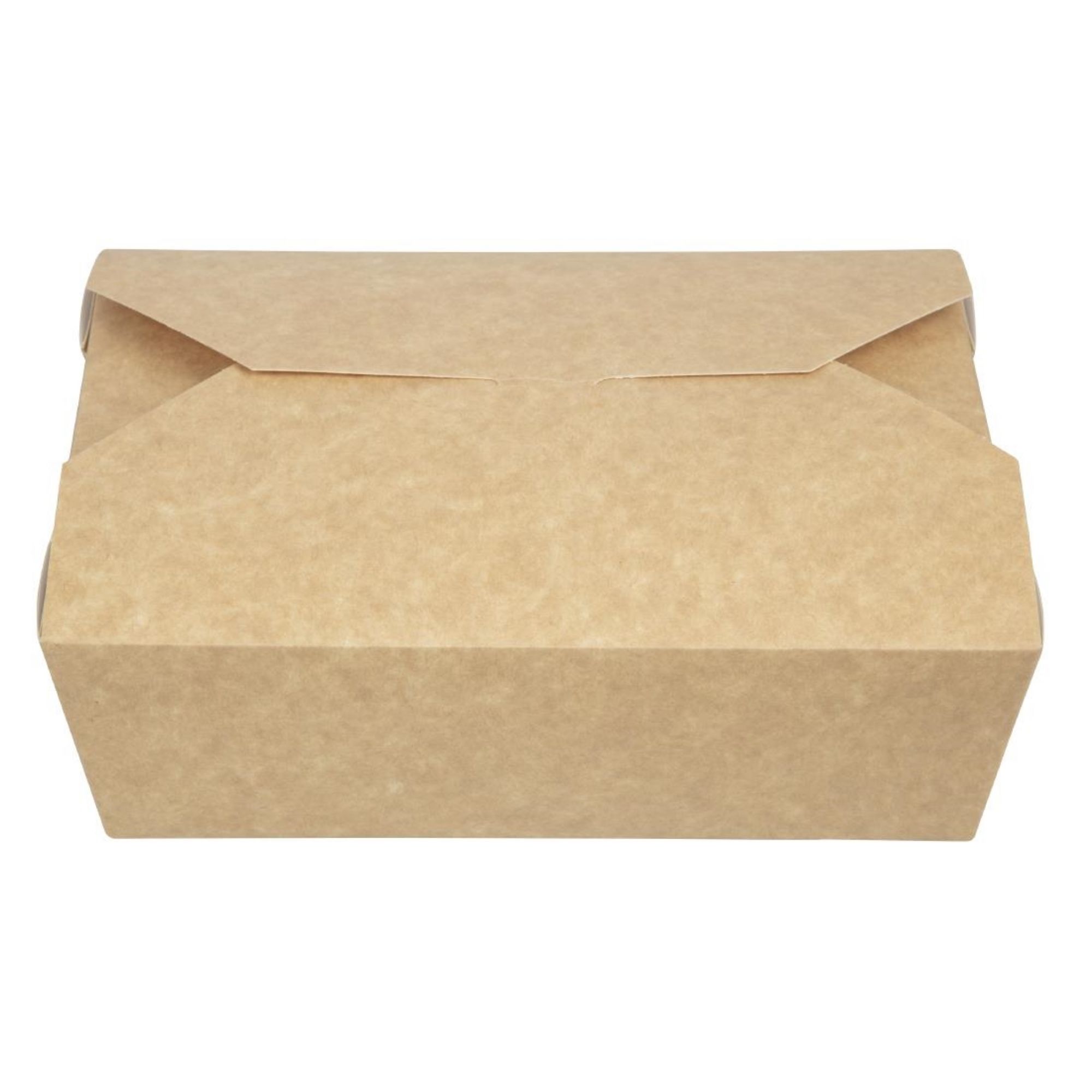 Picture of Colpac Recyclable Kraft Microwaveable Food Boxes 1950ml / 68oz (200 pack)