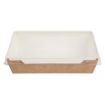 Picture of Colpac Fuzione Recyclable Paperboard Food Trays With Lid 1000ml / 35oz