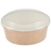 Picture of Colpac Recyclable Kraft Salad Pots With Lid Large 1300ml (150 pack)