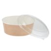 Picture of Colpac Recyclable Kraft Salad Pots With Lid Large 1300ml (150 pack)