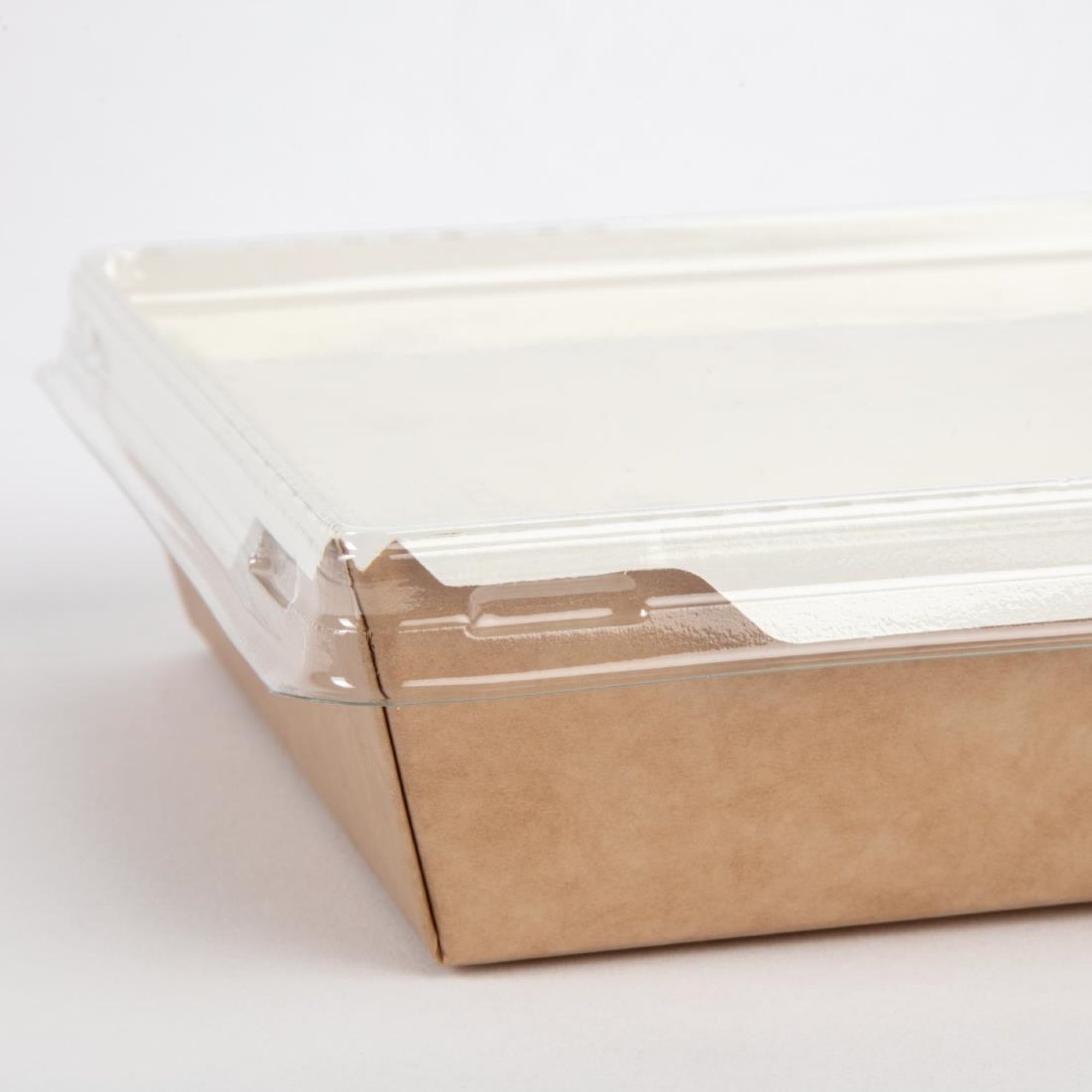 Picture of Colpac Fuzione Recyclable Paperboard Food Trays With Lid 1000ml / 35oz