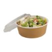 Picture of Colpac Recyclable Kraft Salad Pots With Lid Large 1300ml (150 pack)