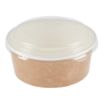 Picture of Colpac Recyclable Kraft Salad Pots With Lid Small 700ml (150 pack)