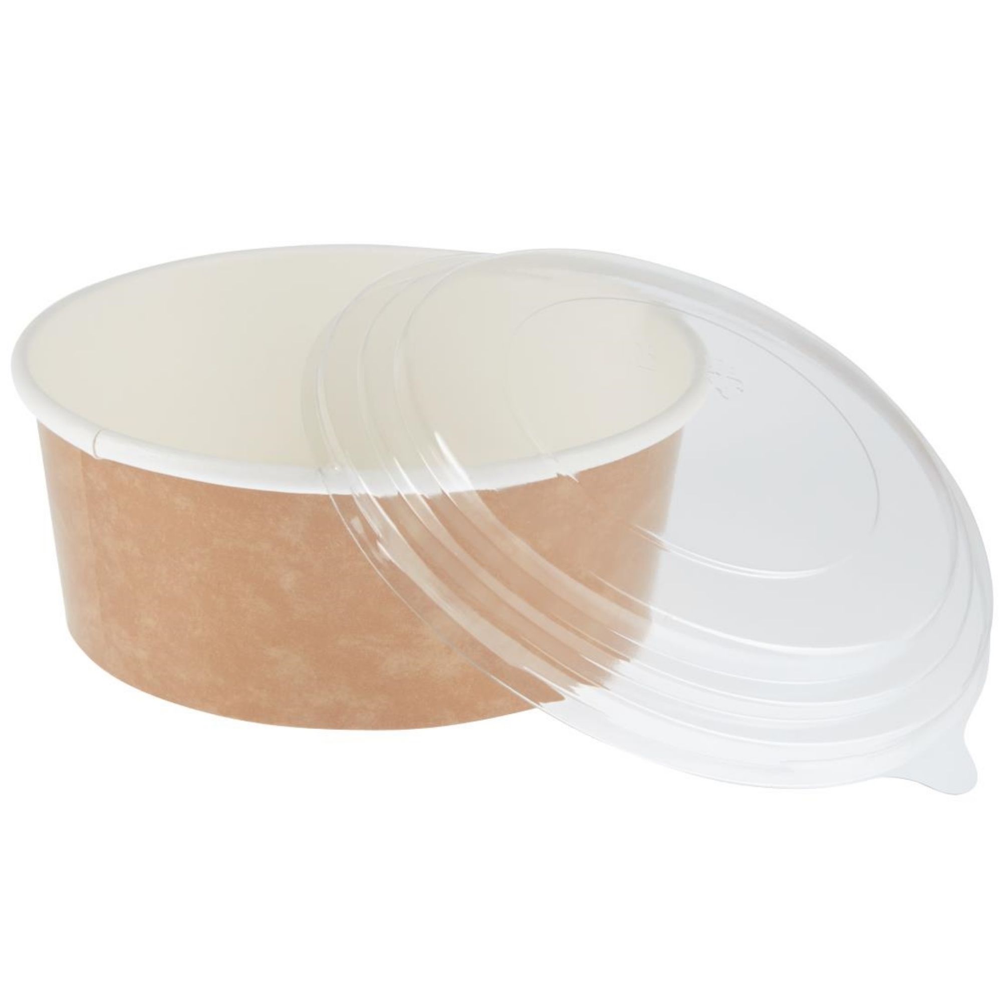 Picture of Colpac Recyclable Kraft Salad Pots With Lid Small 700ml (150 pack)