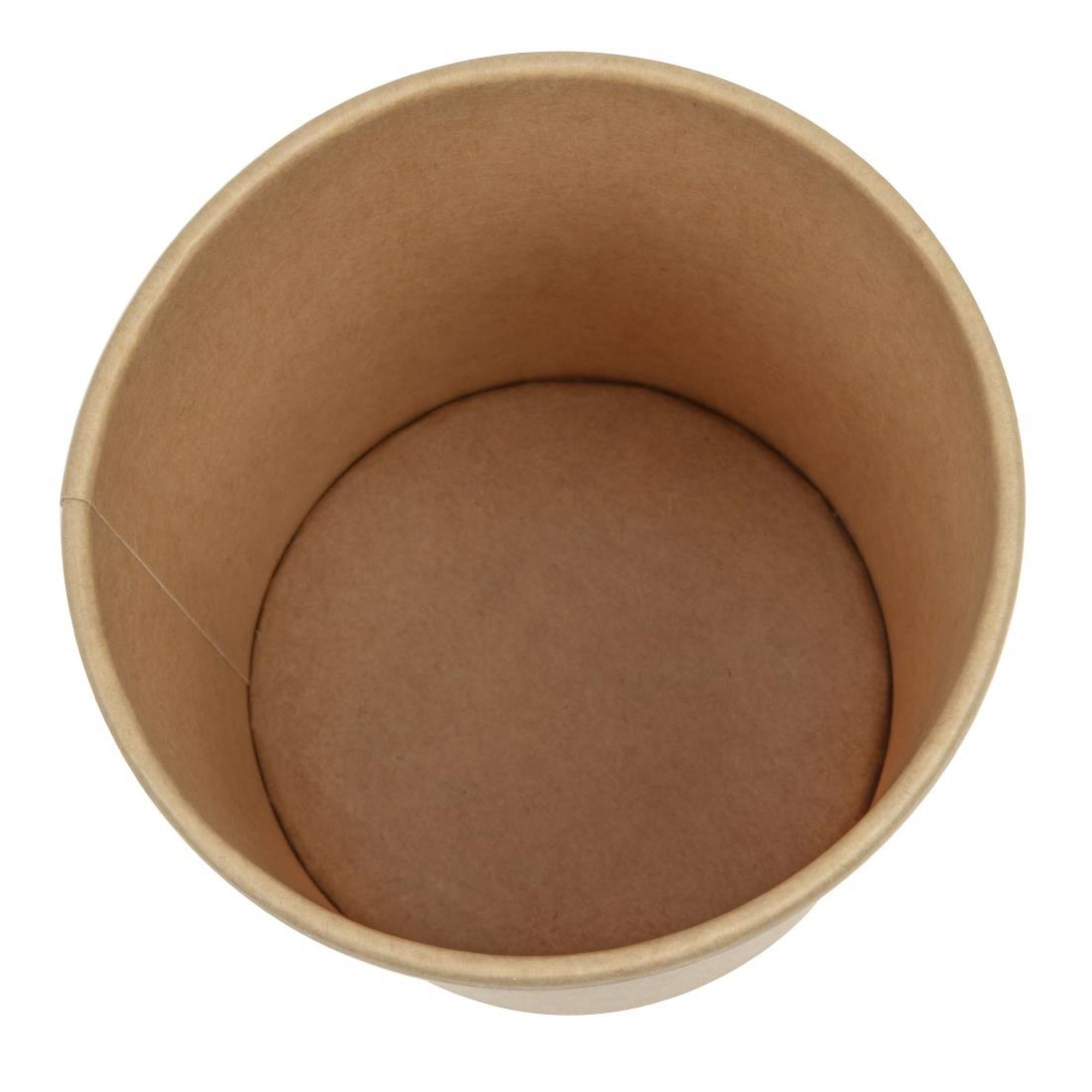 Picture of Colpac Recyclable Kraft Microwavable Soup Cups 450ml / 16oz (500 pack)