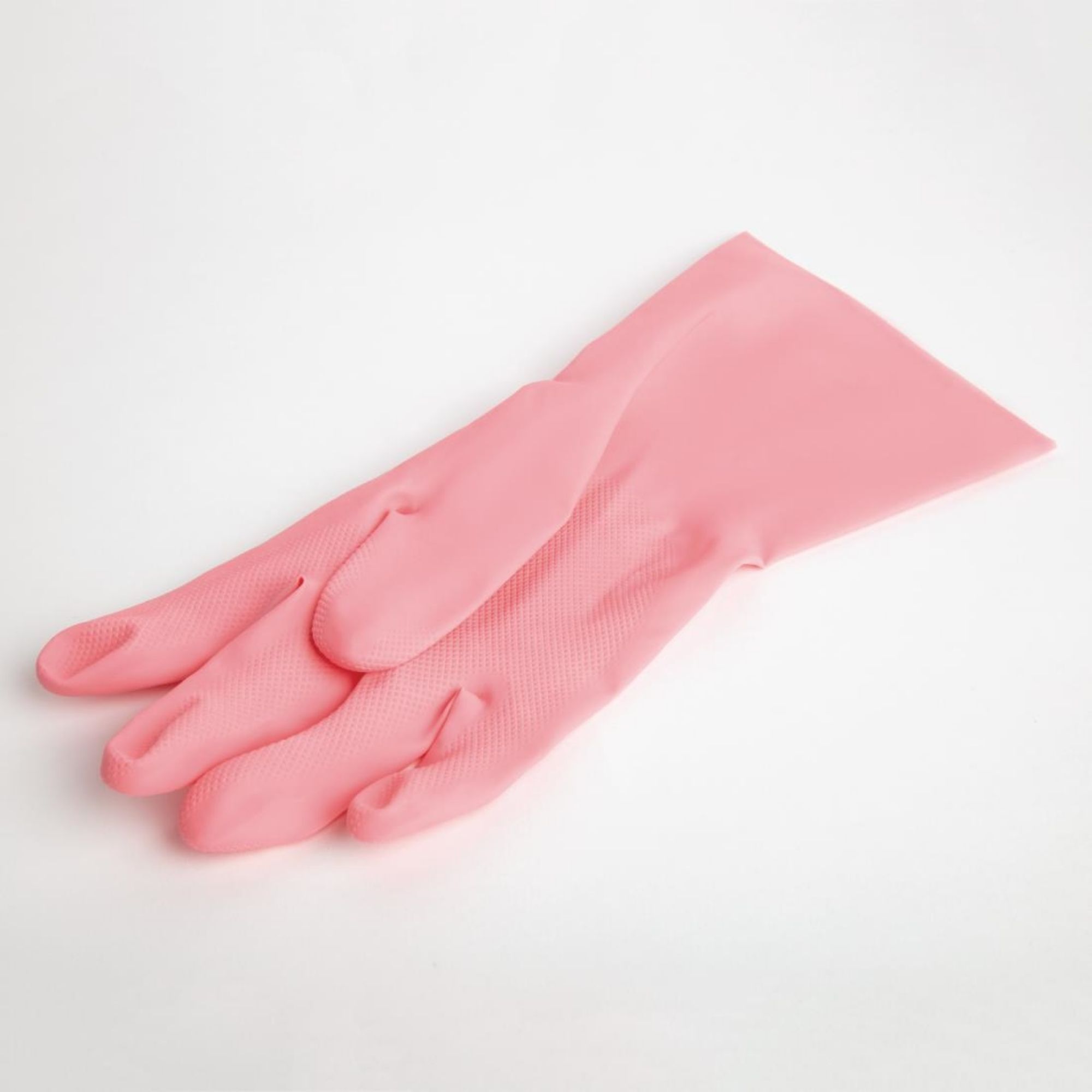 Picture of MAPA Vital 115 Liquid-Proof Light-Duty Janitorial Gloves Pink Large