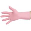Picture of MAPA Vital 115 Liquid-Proof Light-Duty Janitorial Gloves Pink Large