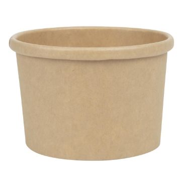Picture of Colpac Recyclable Kraft Microwavable Soup Cups 225ml (500 pack)