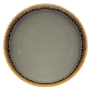 Picture of Olympia Kiln Smoke Round Coupe Plates 180mm (6 Pack)