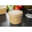 Picture of Colpac Recyclable Kraft Microwavable Soup Cups 225ml (500 pack)