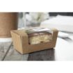 Picture of Colpac Compostable Kraft Cake Boxes with Window Small (500 pack)