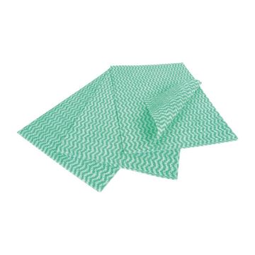 Picture of EcoTech Envirowipe Antibacterial Compostable Cleaning Cloths Green (25 Pack)