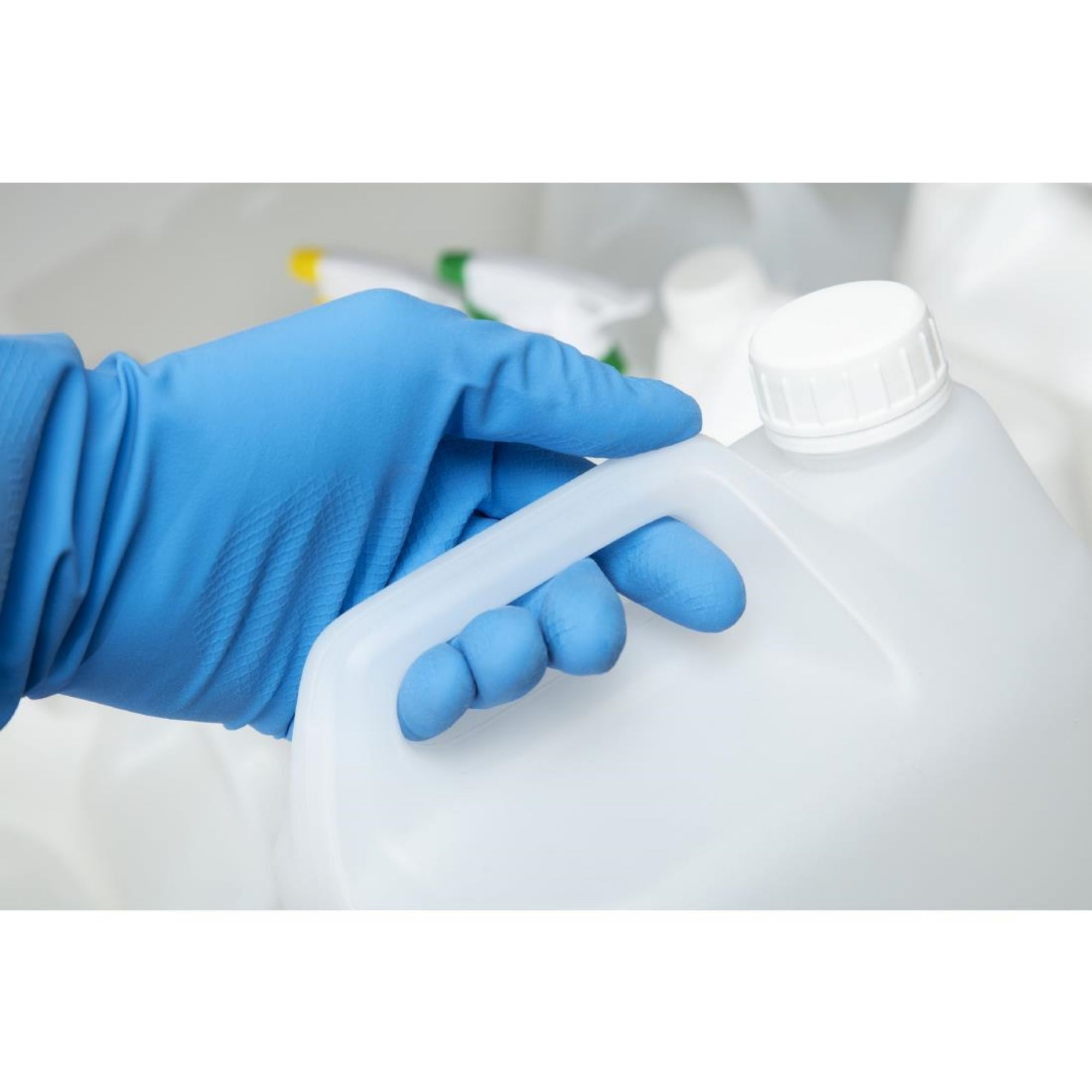 Picture of Jantex Latex Household Gloves Blue Small