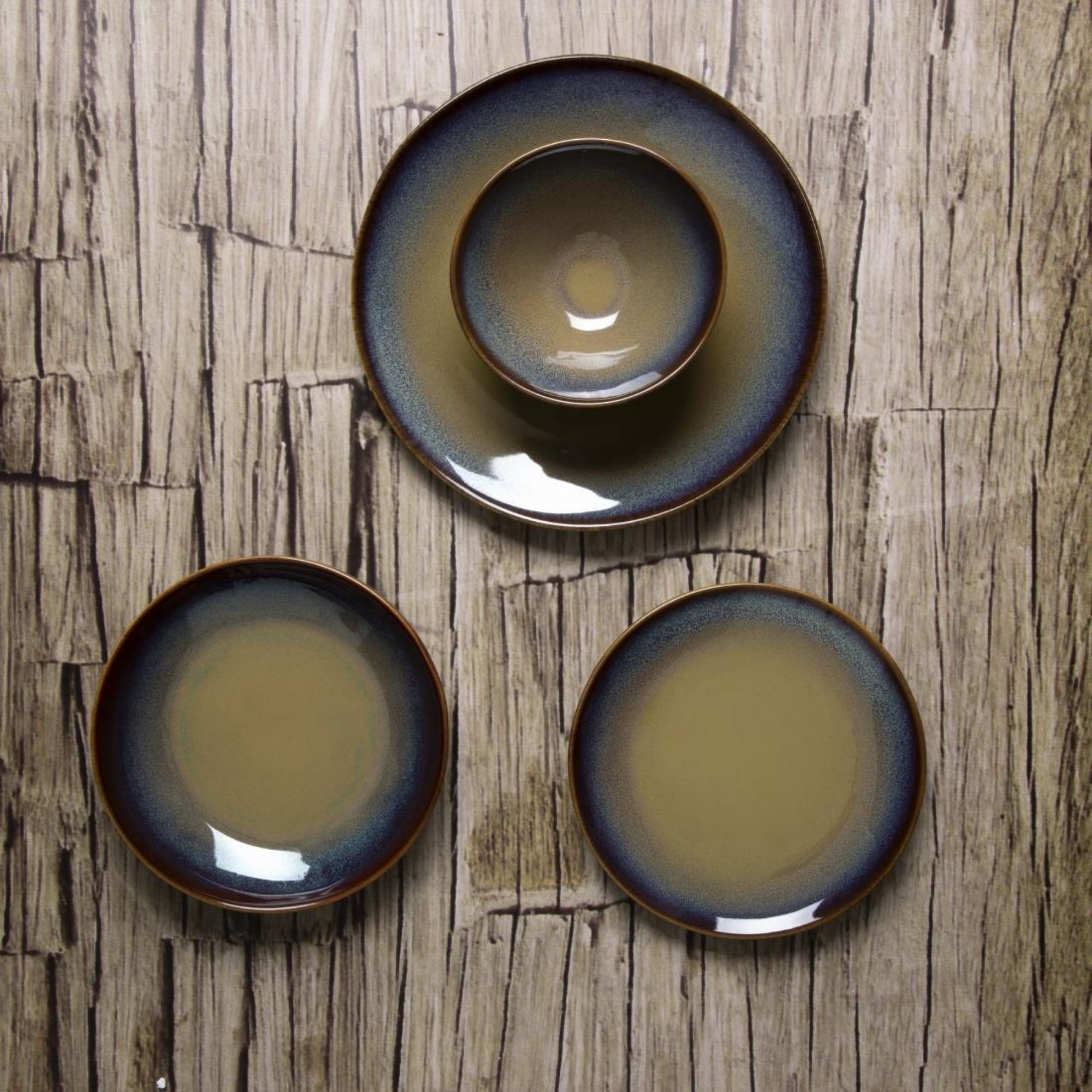 Picture of Olympia Birch Aubergine Coupe Plates 205mm (6 Pack)