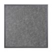 Picture of Bolero Black Brushed Mix Outdoor Tempered Glass Table Top Square Grey Trim 700mm