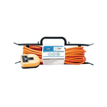 Picture of Status Heavy Duty Extention Socket Lead with Orange Plug 10m