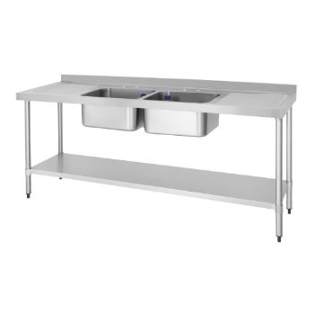 Picture of Vogue Double Sink with Double Drainer 2100mm