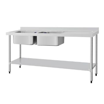 Picture of Vogue Double Sink Right Hand Drainer 1800mm